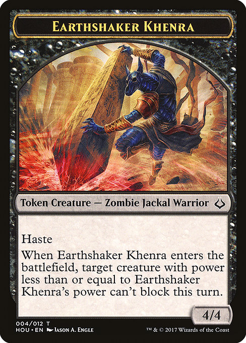 (Token) Earthshaker Khenra
